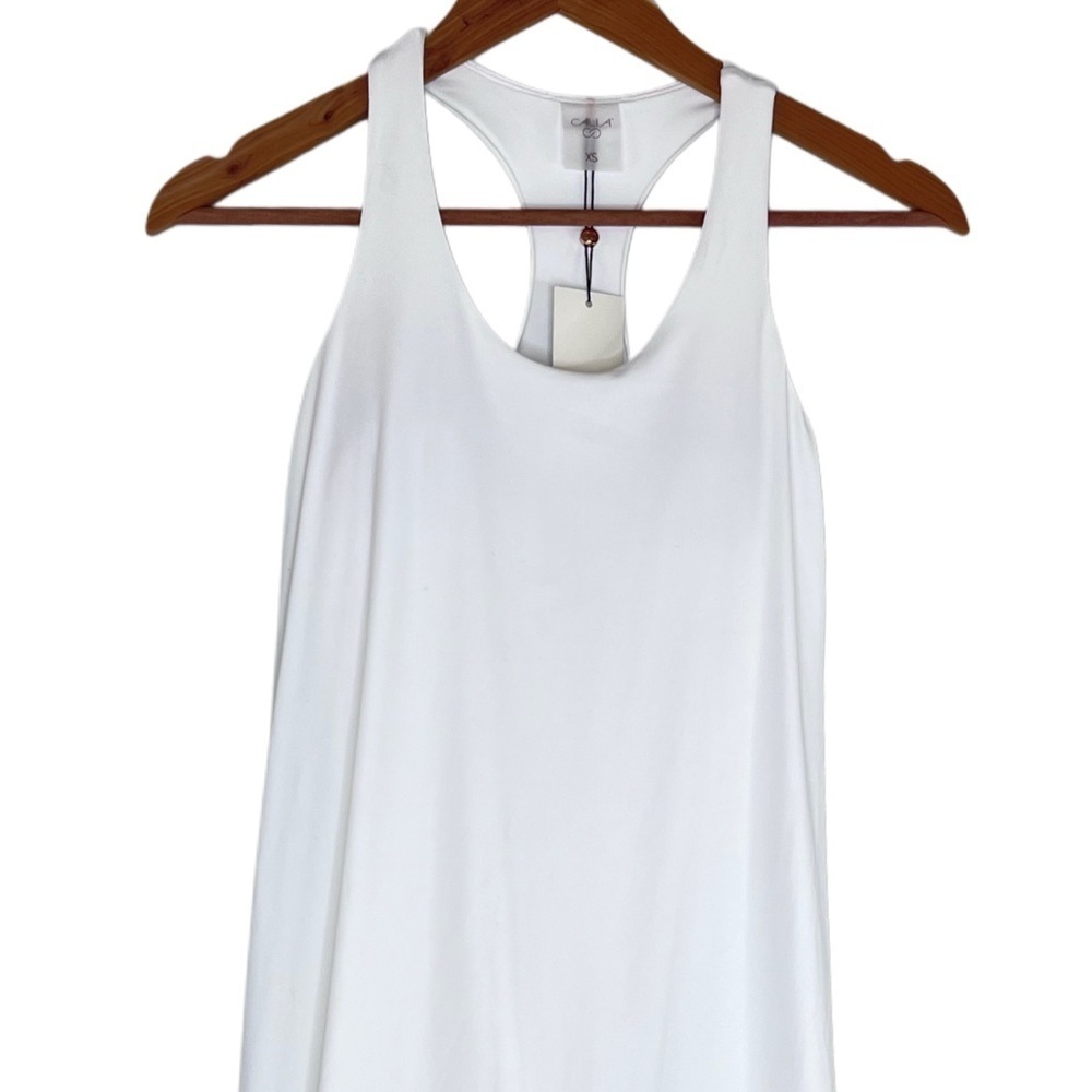 NWT Calia Energize Exercise Sz XS Pure White Breathable Athletic Dress - Picture 12 of 15